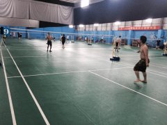 东莞市榴莲视频黄色磁电科技有限公司举行羽毛球活动